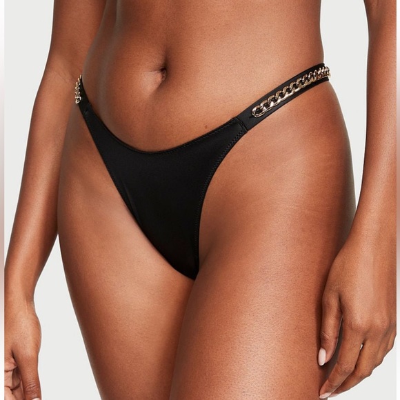 Victoria’s Secret Very Sexy Chain Strap Smooth Thong Panty underwear. NWT - Picture 1 of 8